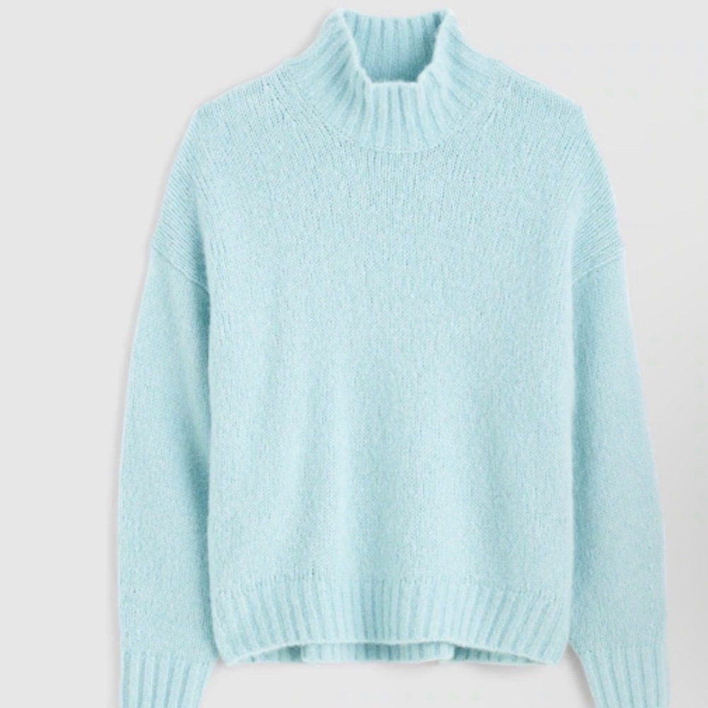 Chunky-Knit Alpaca-Blend Turtleneck